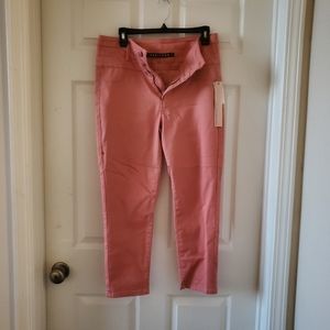 Coral Tinseltown Soft Stretch Crop Pant, Size 12